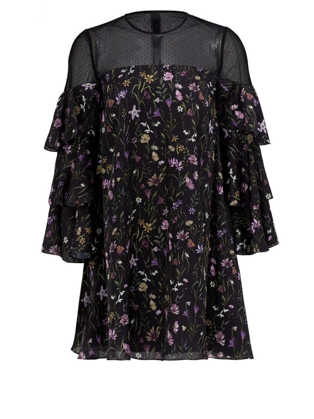 Cynthia Rowley Prairie Floral Trapeze Dress Size 4